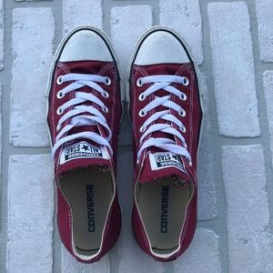 Maroon Converse